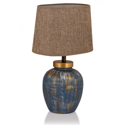 Opviq TM167 Stona lampa, Krem-Plava