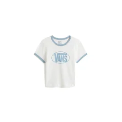 VANS Majica temno siva / bela