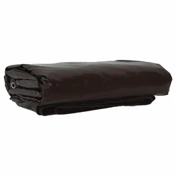 Cerada 650g / m2 Smeđa 1,5 x 6 m Platno s PVC premazom