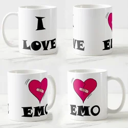 Šolja I love Emo, 330 ml, Bela