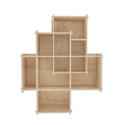 HANAH HOME Zidna polica Adis Oak