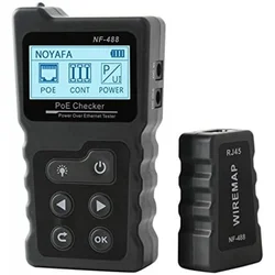Kablovski POE LAN tester Noyafa NF-488 STP / UTP do 600m tamnosivi