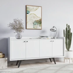 Hanah Home Komoda Bergen 150x75x40cm Bela