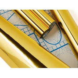 Tapet samolepljivi rolna 50x300cm 50my Sadipal Fabriano S0012239 metalik zlatni (oro)