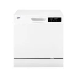 Beko Stona mašina za pranje sudova DTC36810W, 6 prgrama, 8 kompleta, Bela