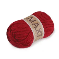 Pletena preja Jumbo Maxi 100 g - (934) rdeča