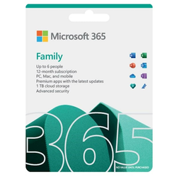 FPP Microsoft 365 Family, letna naročnina, slovenski jezik