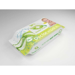 DR. WIPES - Vlažne maramice sa ekstraktom aloja vere sa poklopcem