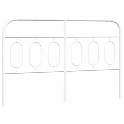 Metalno zamjensko uzglavlje bijelo 137 cm