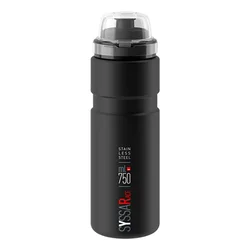 BIDON ELITE SYSSA RACE black glossy 750ml