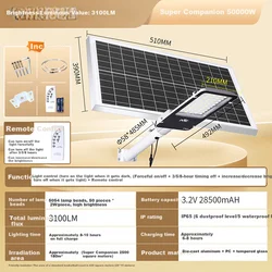 NVC Solarna ulična lampa, 3100lm