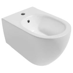 INFINITY Stenski viseči bide 36,5x53cm, bel - Bela - 36,5x53 cm - Isvea - INFINITY - 24 - Keramika - Classic - 365 - 530 - 14