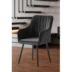 Hanah Home Set stolica Nova, 46x89x44 cm, 2 komada, Antracit