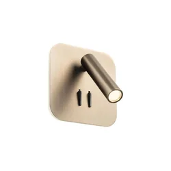 Redo 01-4473 - LED zidna svetiljka QUDA LED/6W/230V+LED/3W CRI 90 bronzana
