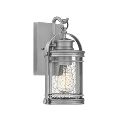 Quintiesse QN-BOOKER-S-IA -Spoljašnja zidna lampa BOOKER S 1xE27/60W/230V IP44 matni hrom