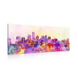 Slika New York v akvarel izvedbi - 200x100