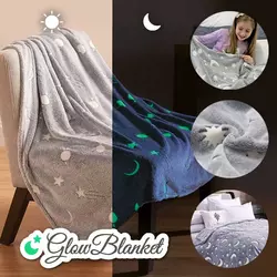 Magična odeja, ki se sveti v temi - GlowBlanket 1+1 GRATIS