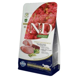 N&D Quinoa Cat Weight Management, Kinoa i Jagnjetina - 1.5 kg