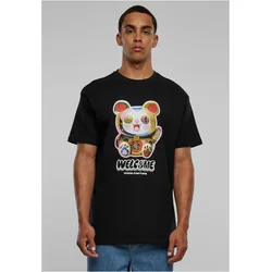 Welcome Cat Heavy Oversize Tee black
