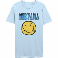 Metal majica moška Nirvana - Xerox Happy Face - ROCK OFF - NIRVTS14MLB