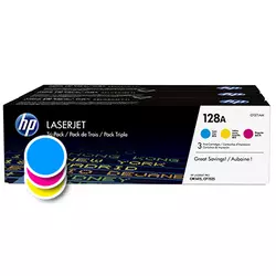 HP toner 128A B-C,M,Y TRI PACK (CF371AM)