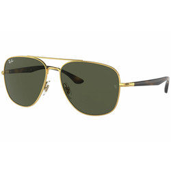 Ray-Ban RB3683 001/31 Zlatni/Zeleni