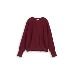 TOM TAILOR Pulover bordo