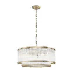 Zuma Line P0528-06H-V6AC - Luster na lancu SERGIO 6xE14/60W/230V zlatni