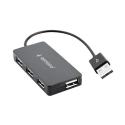 Gembird UHB-U2P4-02 USB2.0 4-port HUB, black (239)