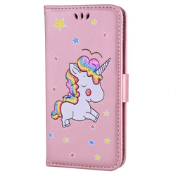 Modni etui/ovitek Unicorn za Sony Xperia XZ2 Compact-roza