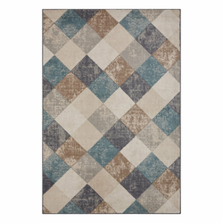 Modro-bež preproga 340x240 cm Terrain - Hanse Home