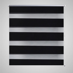 Zebra zavjesa 70,9x120 cm Širina tkanine 66,7 cm crna