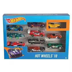 Hot Wheels trkaći automobili, 10 komada