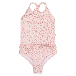 Swim Essentials Jednodelni kupaći kostim za devojčice, Svetloroze