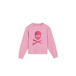 Scalpers Pulover Caviar Skull  roza / roza