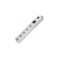 Produžni kabl 5r/1.5m sa prekidacem i zaštitom 3x1,5mm (Linkom) - beli