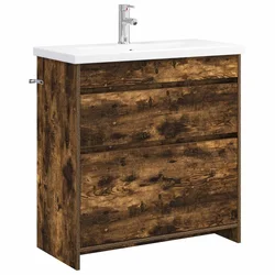 Set namještaja za kupaonicu Dimljeni hrast 81 x 40 x 84,5 cm