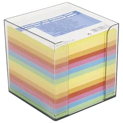 BLOK KOCKA PVC  9,5X9,5CM S PAPIROM U BOJI INTENZIVNOJ DONAU 7492001PL-99