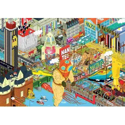Grafika - Puzzle Nantes - 1 000 kosov