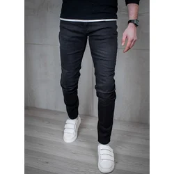 Denistar Muške farmerke 100-2586, Regular, Crne