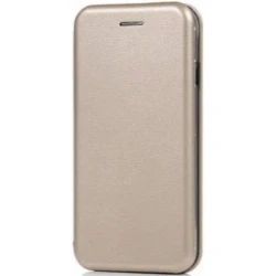 MCLF11-IPHONE 13 Mini Futrola Leather FLIP 299 41909, Zlatne boje