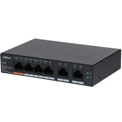 DAHUA Desktop Gigabit Switch upravljač CS4006-4GT-60 6-Port Cloud sa 4-Port PoE, Crni