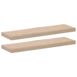 Plutajuće police 2 kom 80x23,5x4 cm od konstruiranog drva