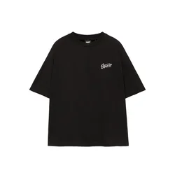 Pull&Bear Majica STWD svetlo siva / črna
