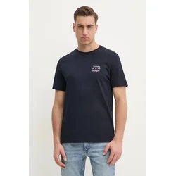 Tommy Hilfiger Majica Stack MW0MW38622 Mornarsko modra Regular Fit