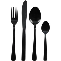 SET PRIBORA 16 KOSOV ČRNE BARVE