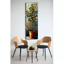 Wallity Dekorativne slike na platnu, 45x45cm, 3 komada, Šarene