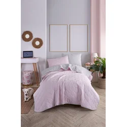 Lessentiel Maison Set posteljina Solid, 160x220 cm, Sivi