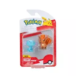 Pokémon figura paket - Wooper Vulpix 5 cm