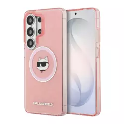 Maska Karl Lagerfeld IML Repeated Choupette MagSafe za Samsung S26 Ultra/ S948B roze